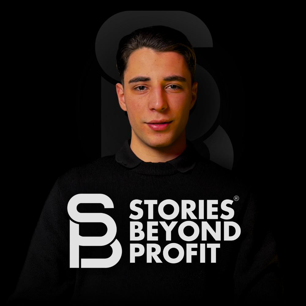 Nikos Tsolakis, Founder and Host of Stories Beyond Profit
