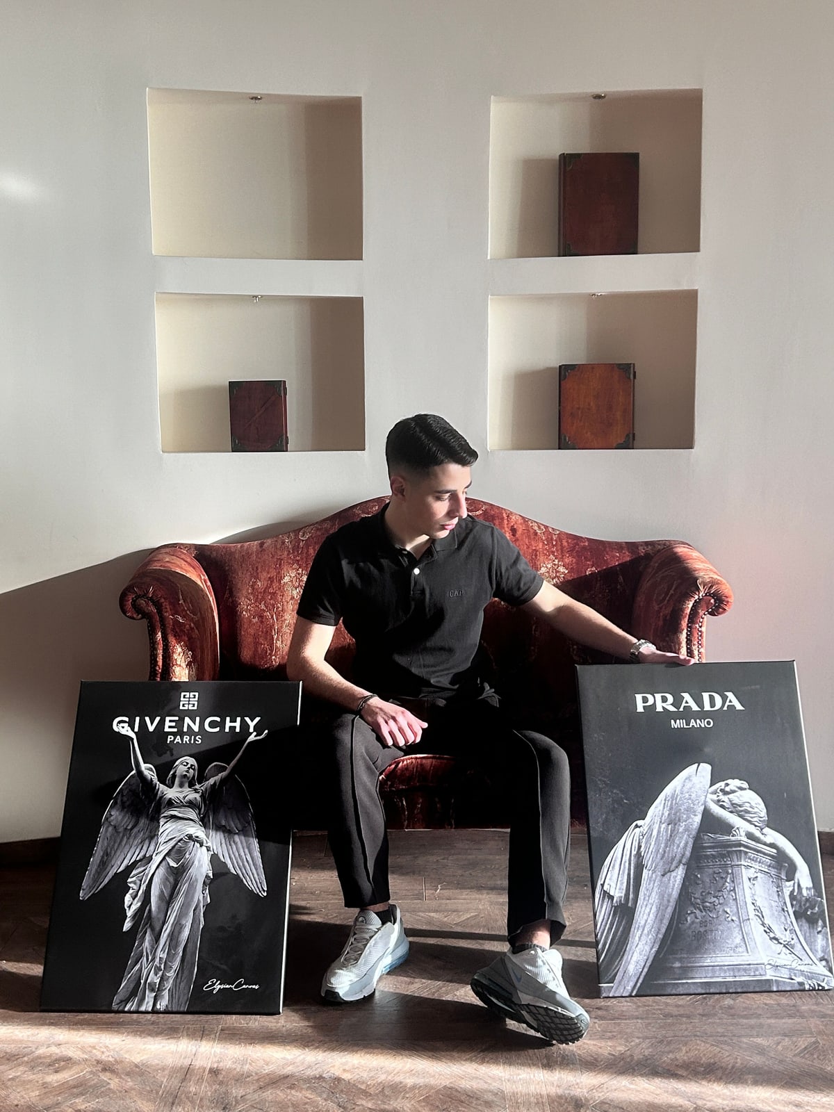 Elysian Canvas, the first e-commerce brand founded by Nikos Tsolakis